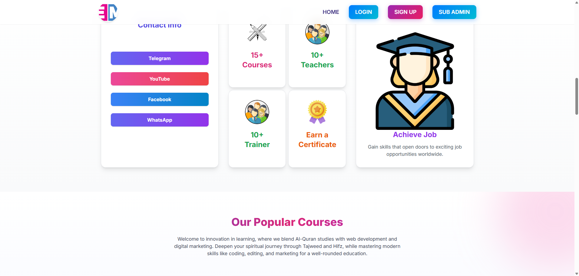 E-Learning Platform